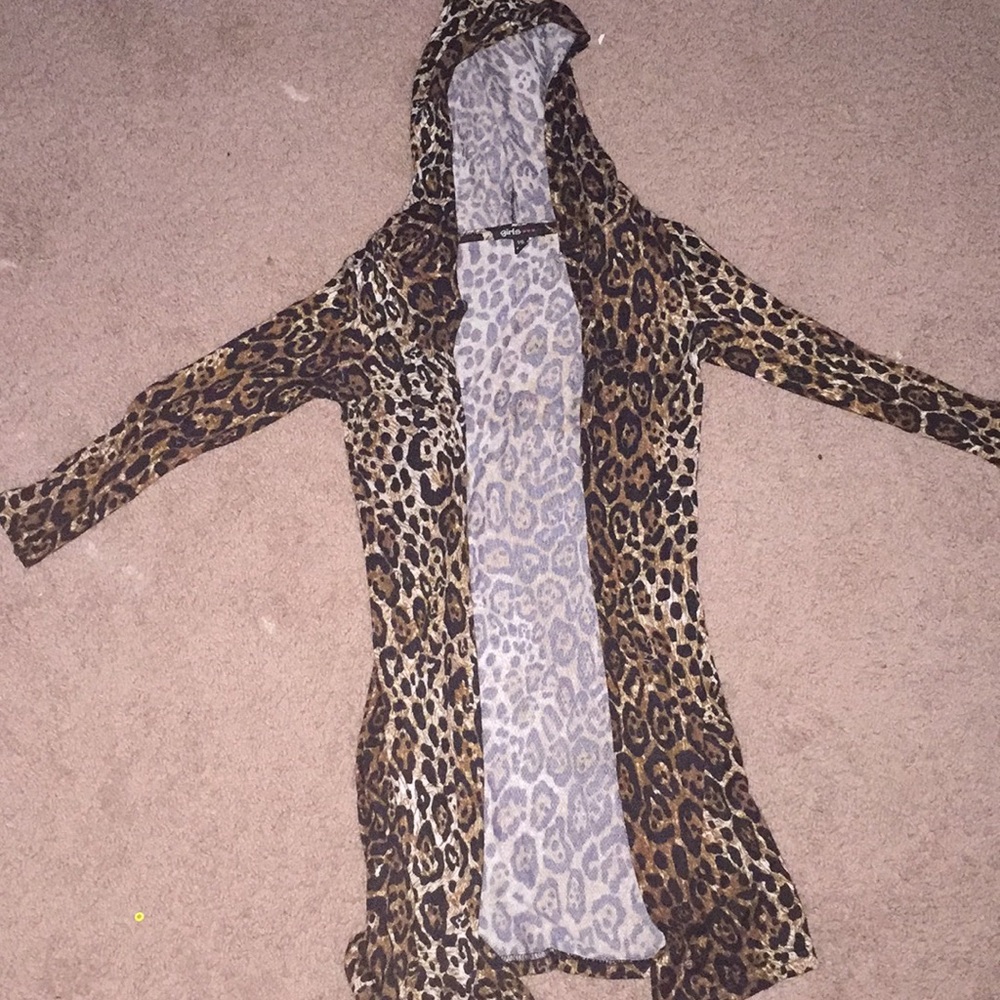 Cheetah print sweater